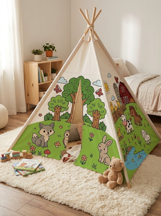 Devrilmez Toplanmaz Boyanabilir Bebek & Çocuk Oyun Çadırı